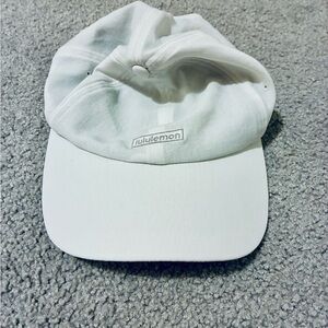 Lululemon white sports cap